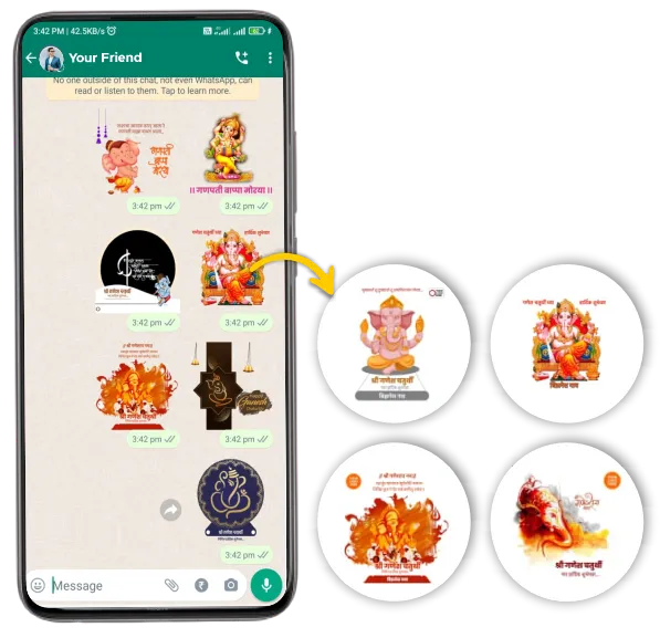 Ganesh Chaturthi whatsapp sticker